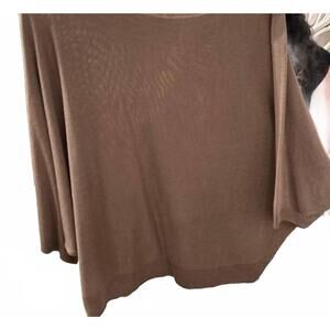 NEW COBBLESTONE LIVING women's estelle knit top in espresso